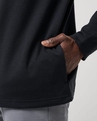 Black Quarter Zip Jacket