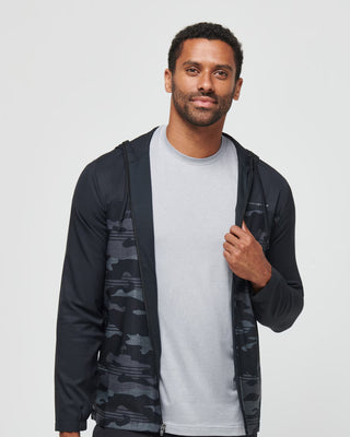 Camo Tech Black Hoodie