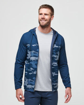 Camo Tech Blue Hoodie 