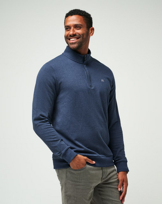 Cloud Quarter Zip 2.0 Heather Blue Jacket