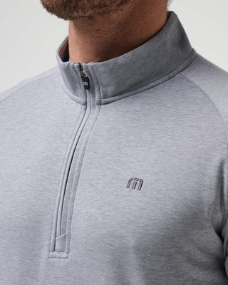 Heather Grey Upgraded Quarter Zip Jacket