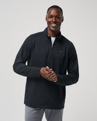 Upgraded Quarter Zip Black