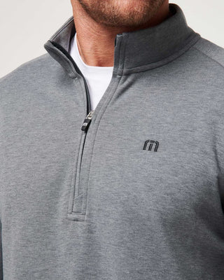 Upgraded Quarter Zip Dark Grey Jacket