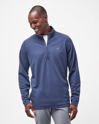 Upgraded Quarter Zip Navy