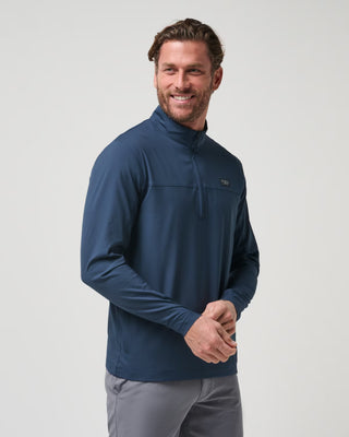 Wanderlust Quarter Zip Indigo