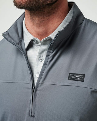 Wanderlust Quarter Zip Quiet Grey